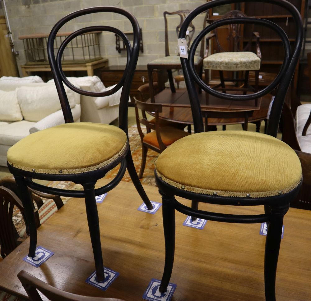 A pair of Thonet standard chairs